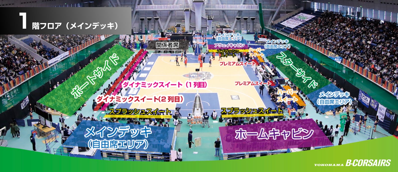 横浜国際プール 1階